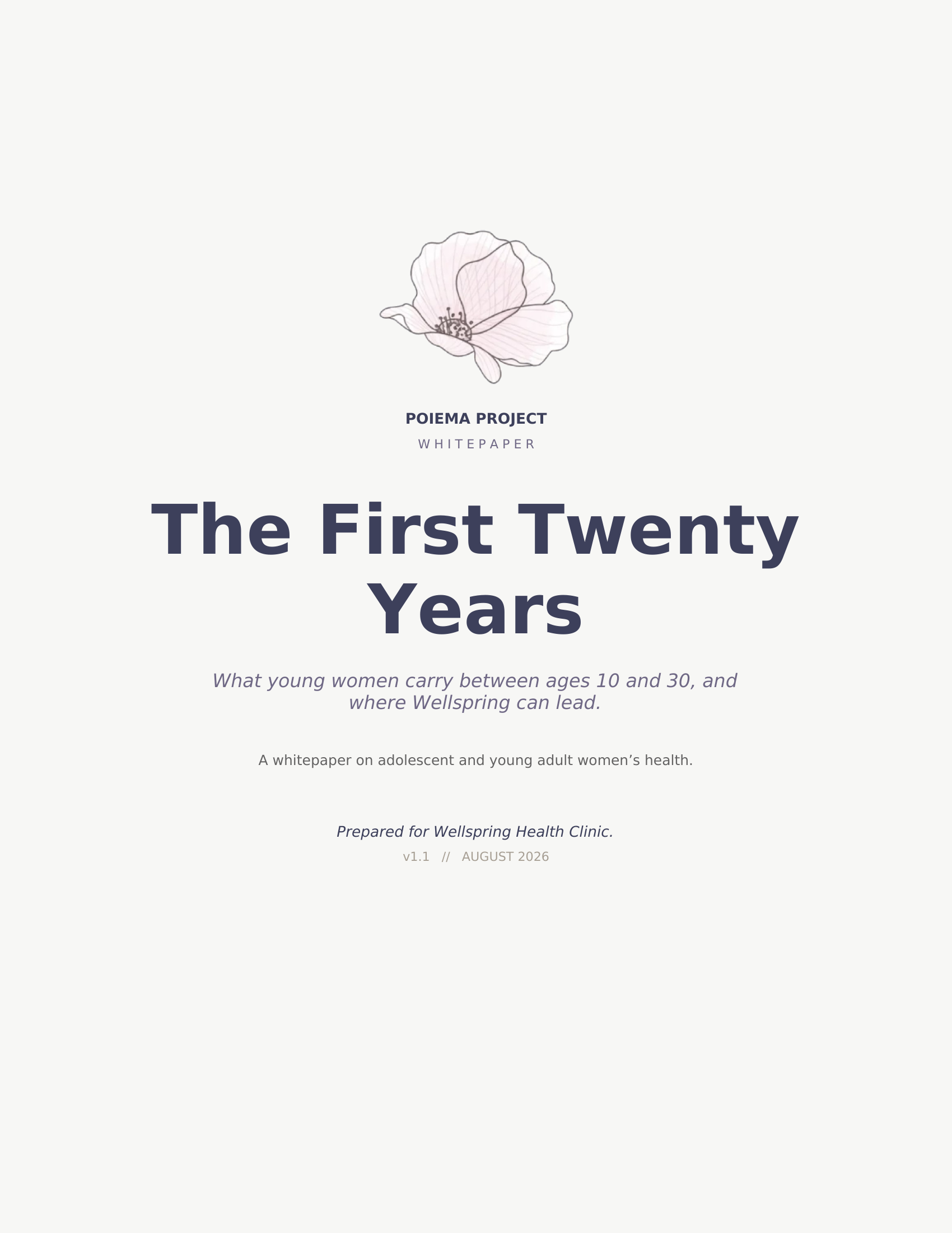 The First Twenty Years whitepaper cover